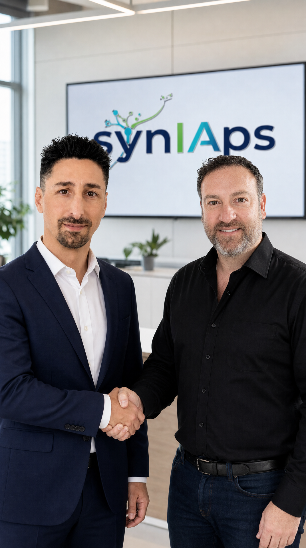 Raphael Khalifa (synIAps) et Guy Alboreo (Embleme Constructions)